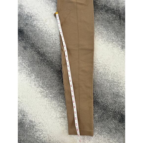 Zyia Taupe Firm Free Seamless 7/8 Textured Leggings Size Small Athletic Outdoors - Picture 8 of 9